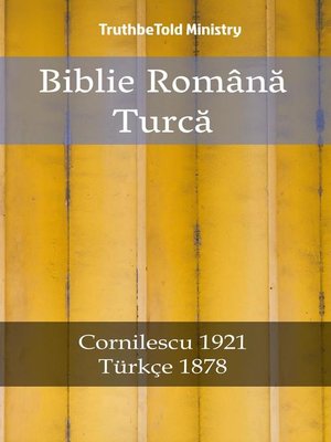 cover image of Biblie Română Turcă